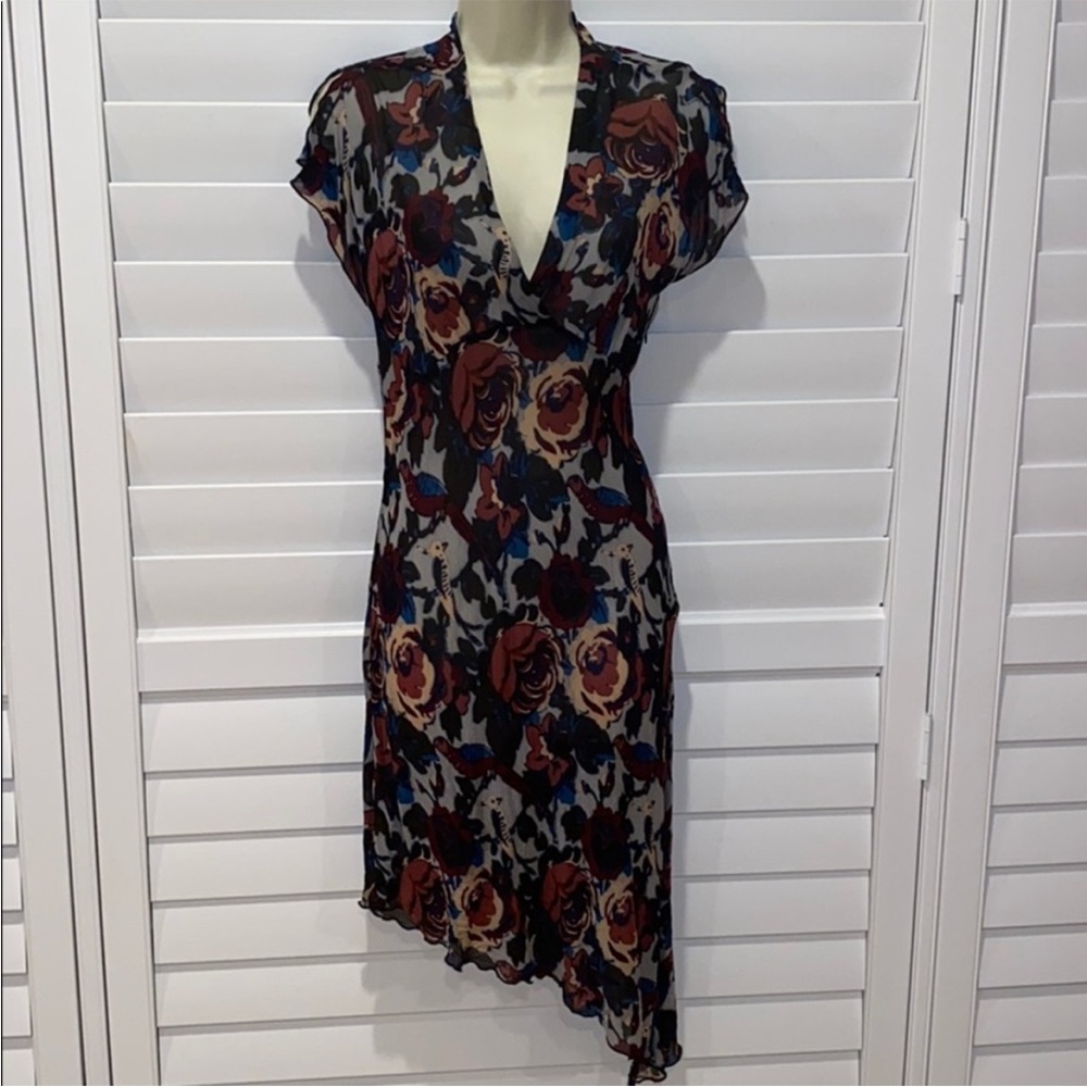 Anna Sui sheer floral dress